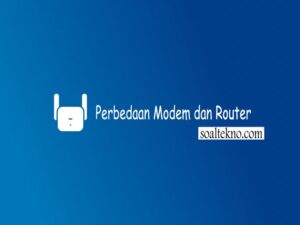 Perbedaan Modem dan Router