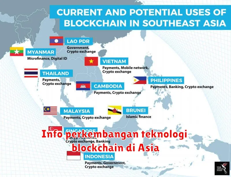 Info perkembangan teknologi blockchain di Asia