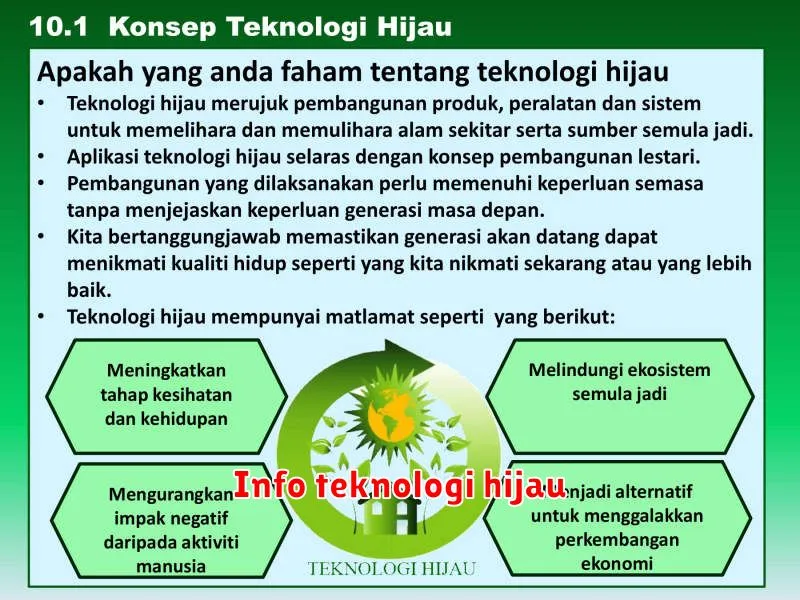 Info teknologi hijau