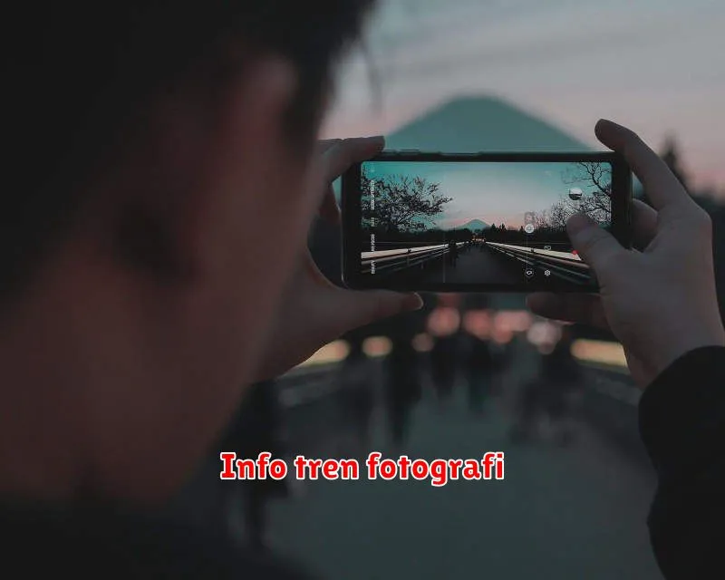 Info tren fotografi