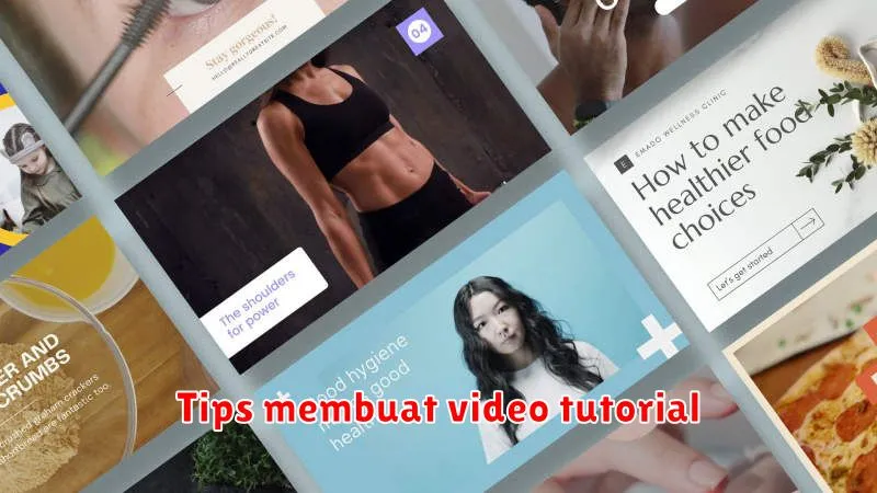 Tips membuat video tutorial