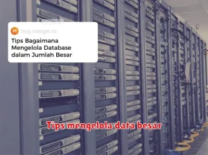 Tips mengelola data besar