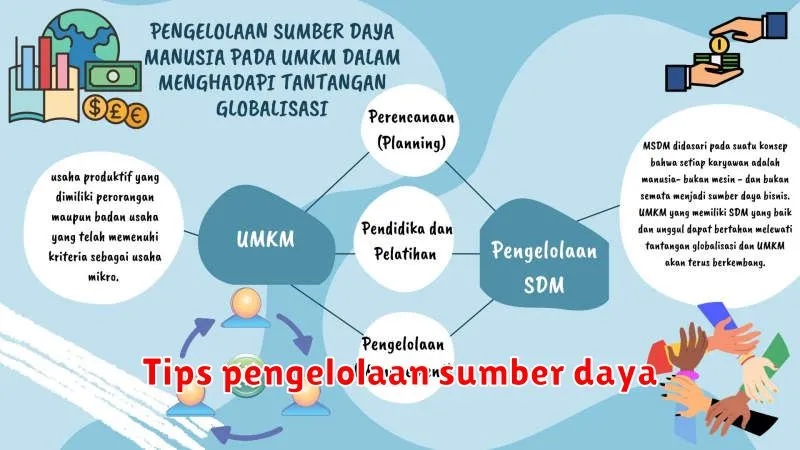 Tips pengelolaan sumber daya