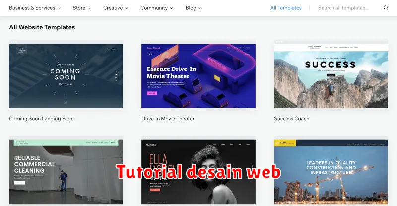 Tutorial desain web