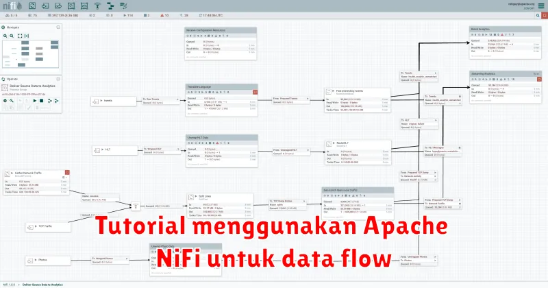 Tutorial menggunakan Apache NiFi untuk data flow