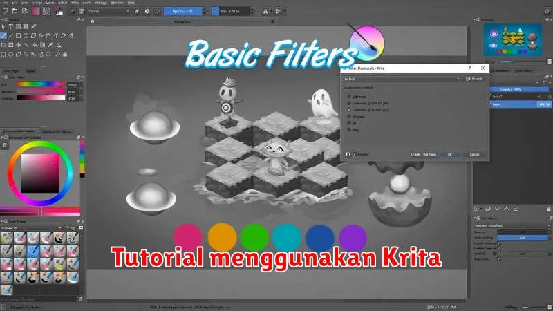 Tutorial menggunakan Krita